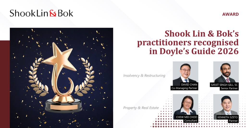 Celebrating another outstanding achievement for our Restructuring & Insolvency and Corporate Real Estate teams!